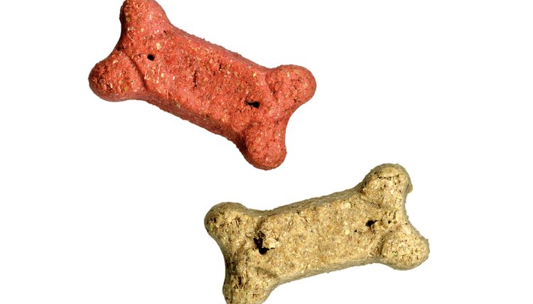 This activity can also be done with dog biscuits of different shapes, sizes and colors.