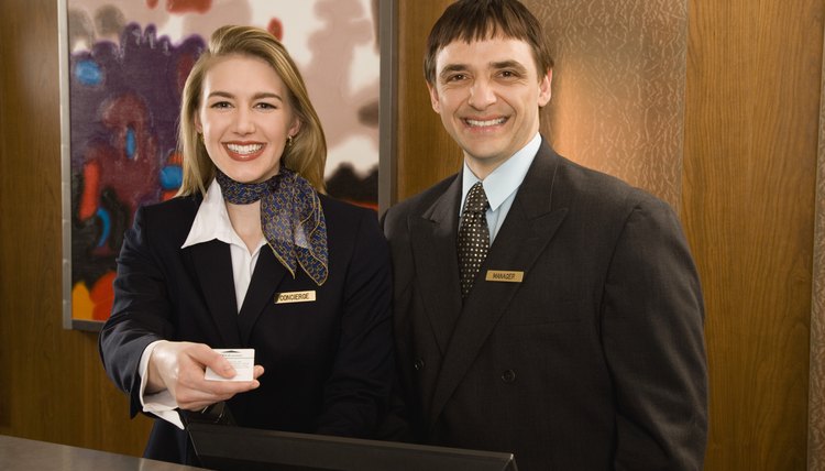 Hotel concierge and manager