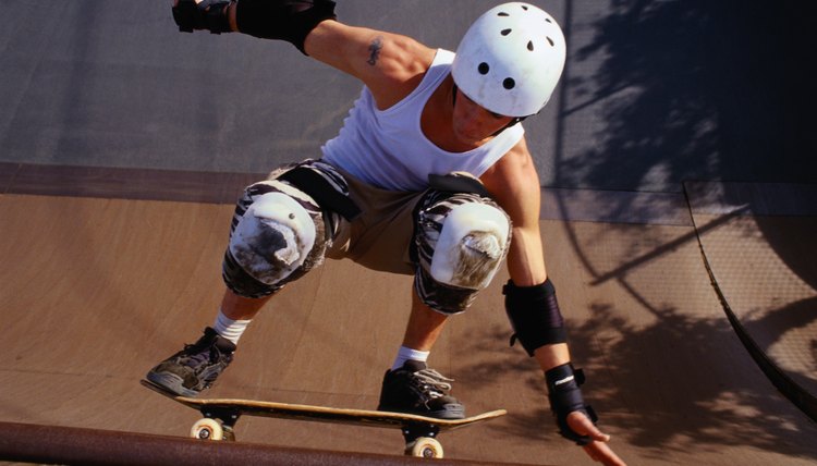 Skateboarder on a Ramp