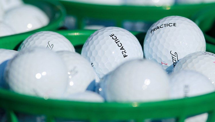 A golf ball is made up of rubber and various composite materials.