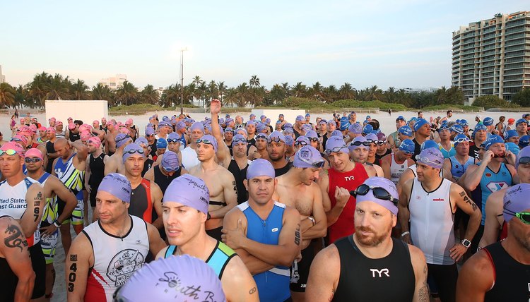 Celebrities Take Part In Life Time South Beach Triathlon