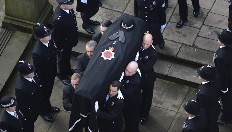 Typically six to eight pallbearers are chosen for a funeral service.