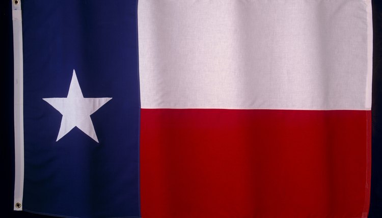 The Texas Flag Code specifies how to hang the state flag.