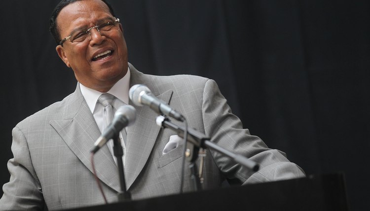 Louis Farrakhan, leader of the Nation of Islam, reinstated the group's teachings about race.