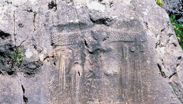 The Hittite Sky God Kumarbis was depicted as a winged celestial disk.