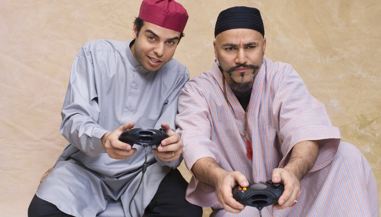 Even if that video game is an Islamic one, the kids should probably not have so much screen time.
