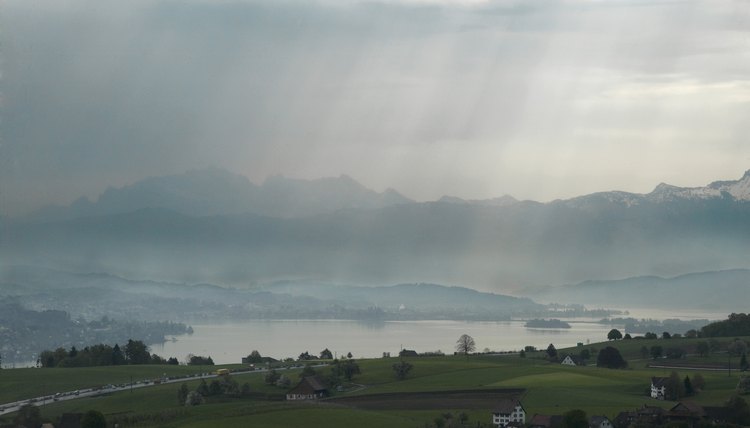 Your child might not realize that rain falling in the nearby lake provides her drinking water.