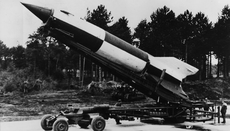 The German V-2 missile.