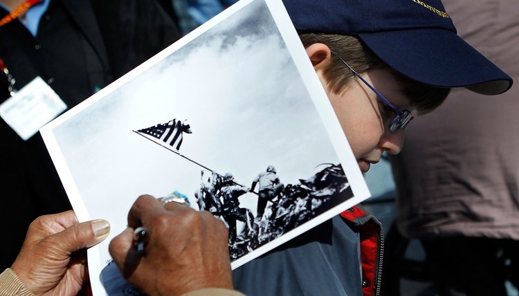 World War II photos, like this famous one of Iwo Jima, tell the story of a remarkable time.