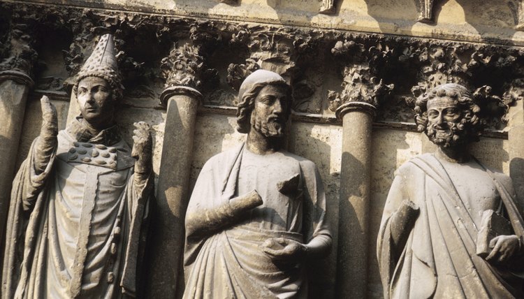 Statues of saints