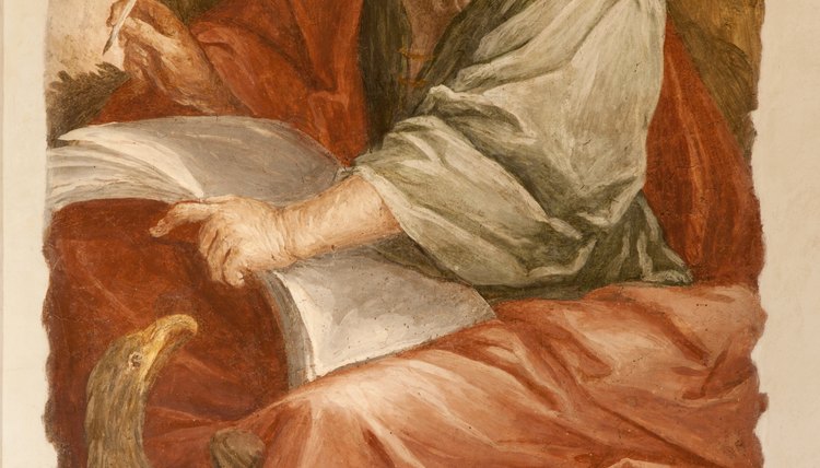 Painting of Saint John the Apostle.