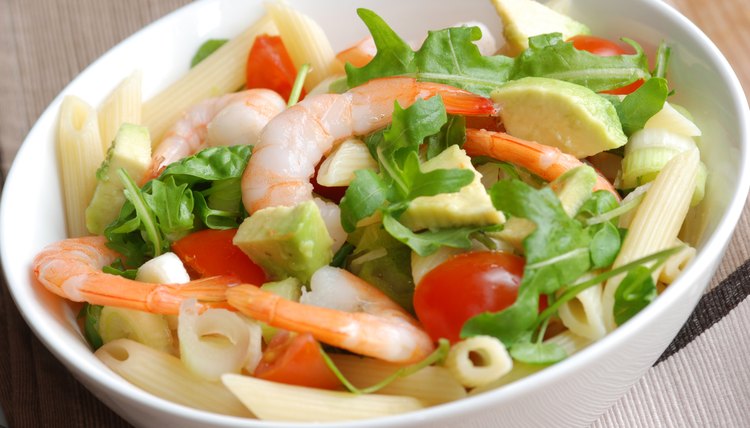 Prawn and pasta salad