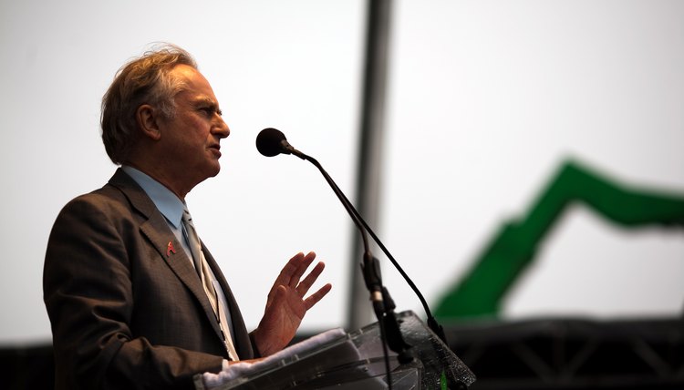Richard Dawkins is an outspoken atheist intellectual the forefront of religious debate.