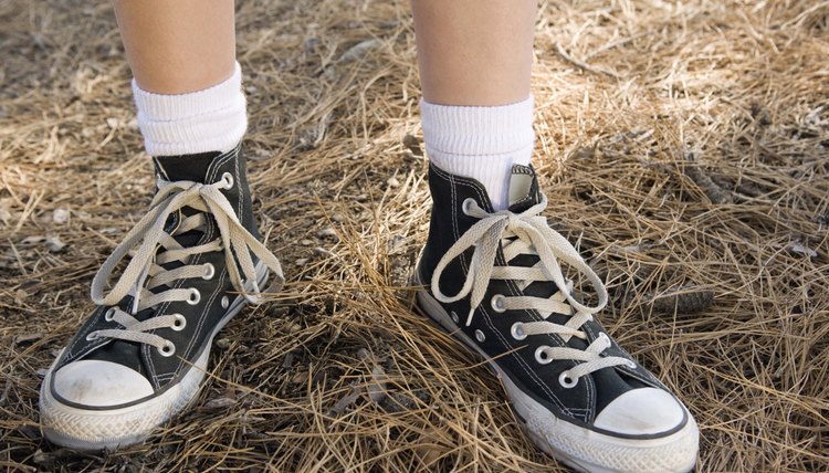 Person standing in sneakers