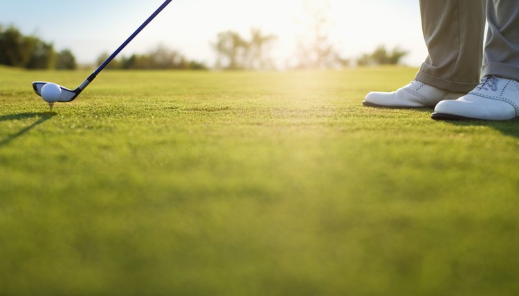 Golfer Preparing to Swing