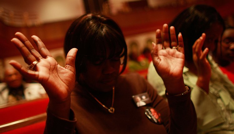 Baptist Pentecostals are animated and passionate during services.