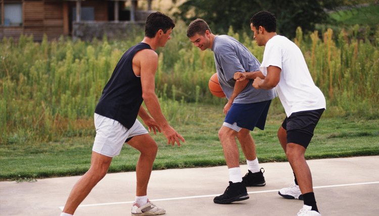 Men Playing Basketball