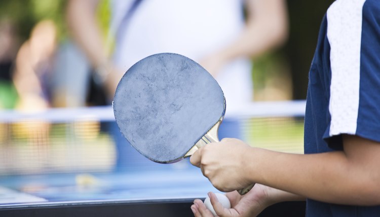 teenager plays Ping-Pong
