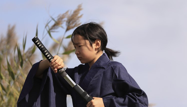 samurai with katana