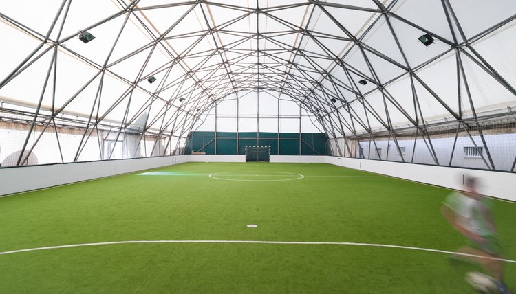 Indoor soccer stadium