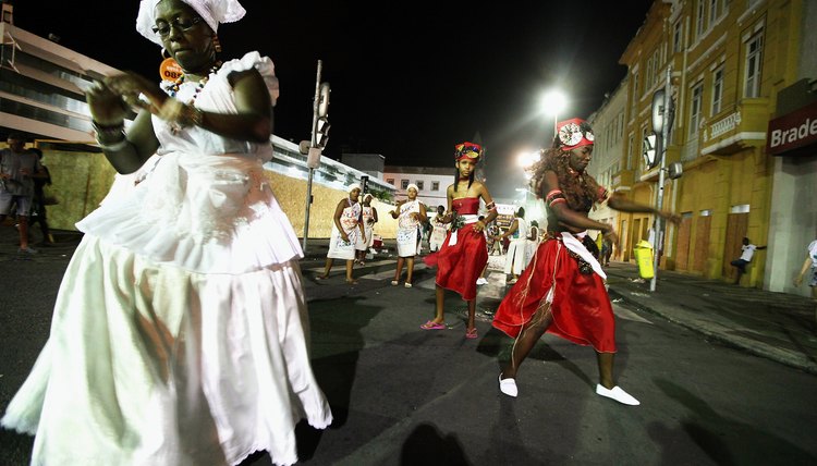 Carnaval attire in Rio de Janeiro