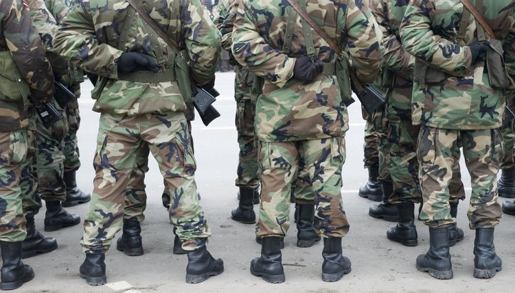 Army soldiers.