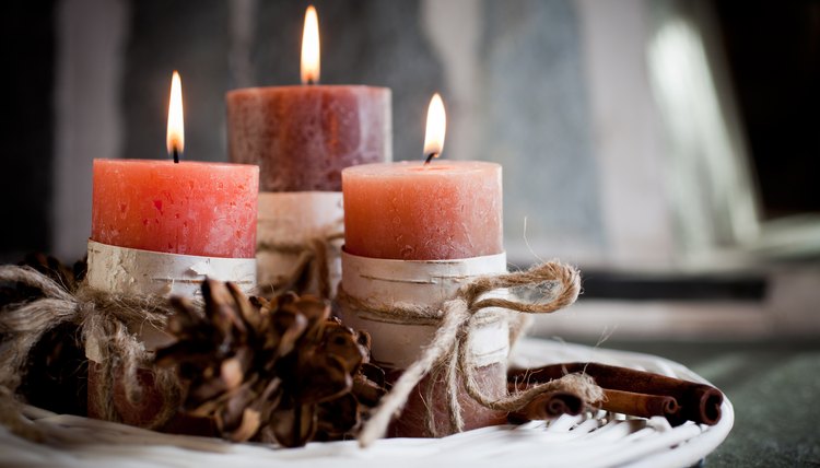 Orange candles