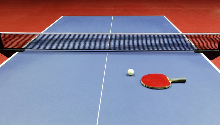 Standard table deals tennis size