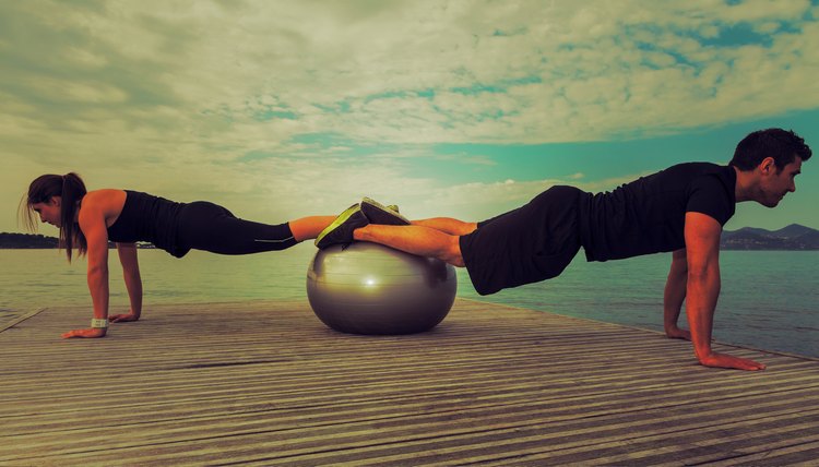 Lower Ab Exercises With a Stability Ball