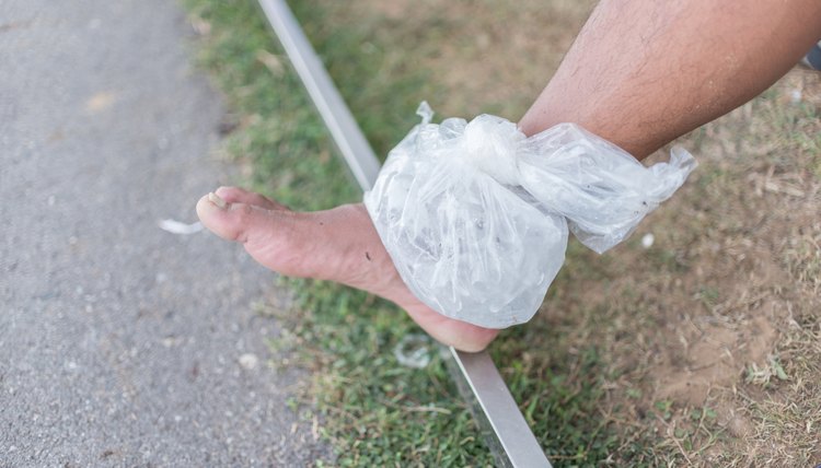 Ice pack treatment of sports injuries