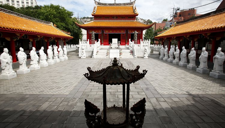 Koshi-byo is a shrine dedicated to Confucius and his disciples located in Nagasaki, Japan.