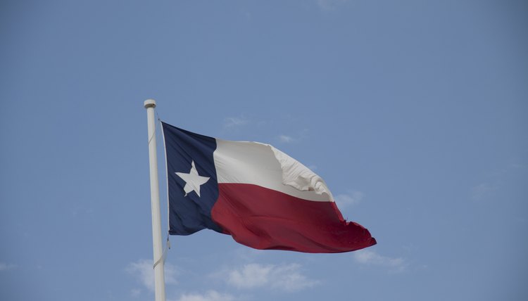 The Texas state flag.