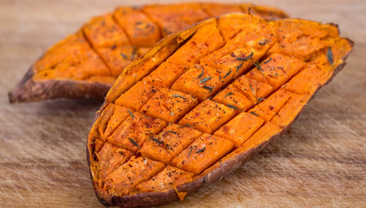 baked yam sweet potato