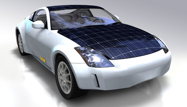 Solar panel car
