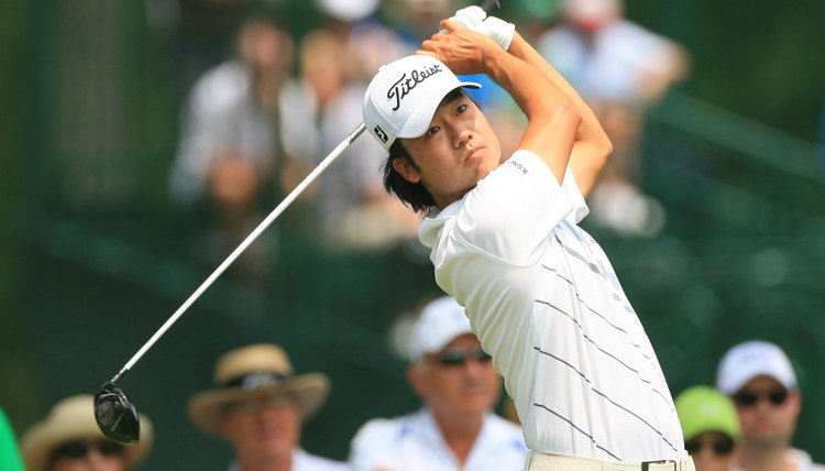 Kevin Na took a 16 on a par-4 during the 2011 Valero Texas Open.