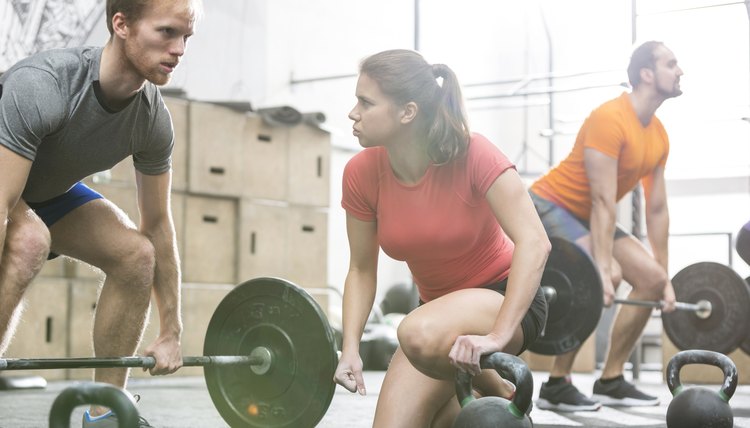 What Muscle Groups Do Barbell Power Cleans Work?