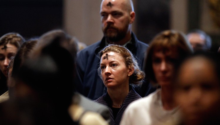 Ash Wednesday signifies the start of Lent.