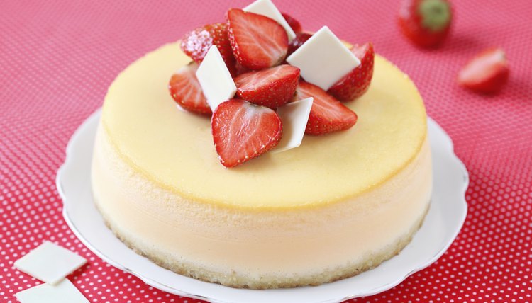 Vanilla strawberry cheesecake.