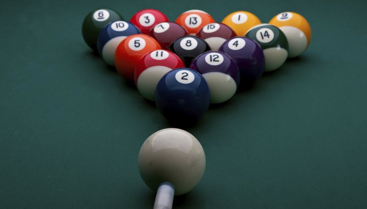 composition of pool balls