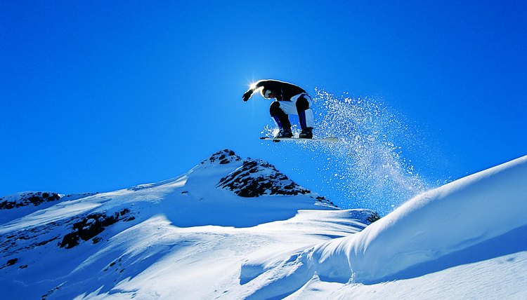 Man Snowboarding