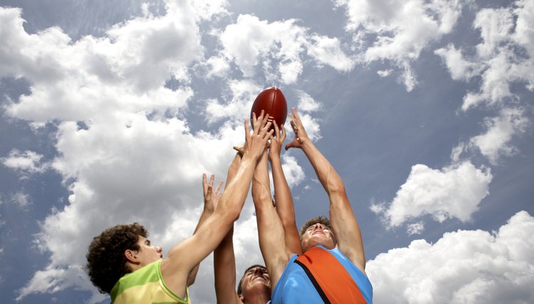 Players competing for Australian football