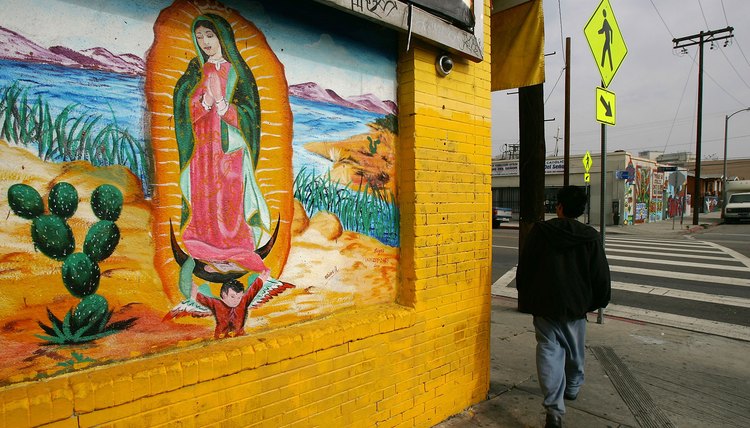 The Virgin of Guadalupe is one of the most important religious symbols in Mexico.