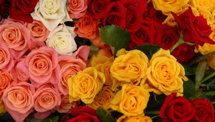 Roses make a classic addition to any arrangement.
