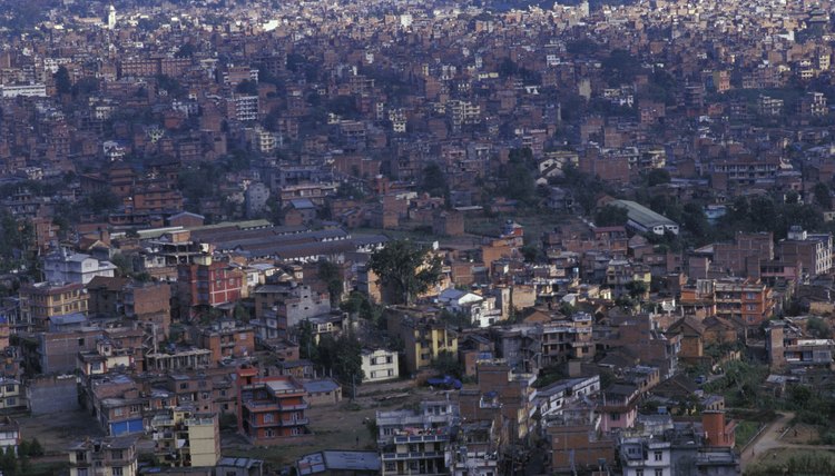 Overcrowded city
