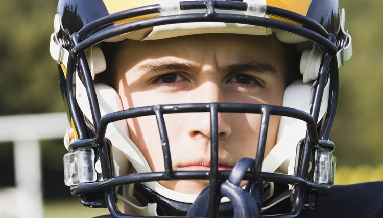 Portrait of a football player