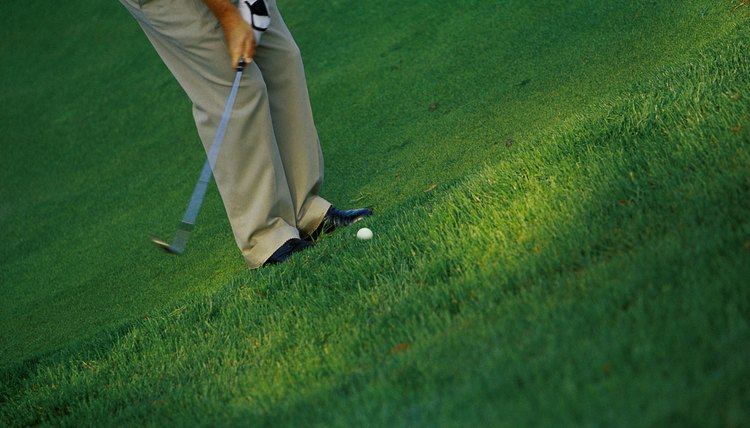 Chip shot backswing.