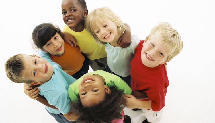 Group of smiling children.