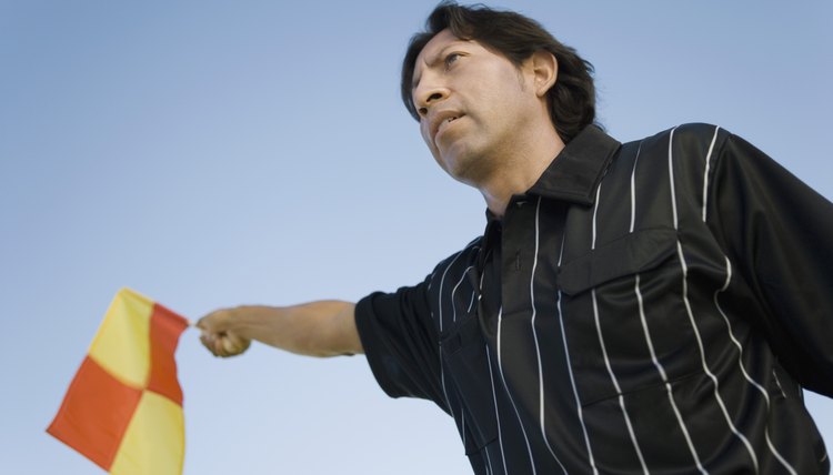 Linesman Waving Flag