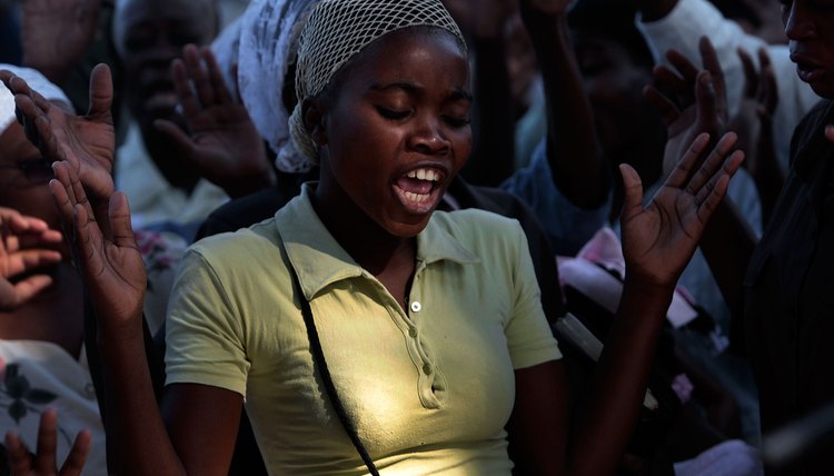 Pentecostal worshipers are encouraged to make spontaneous physical manifestations.