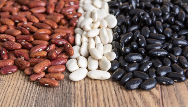 multicolored grains beans
